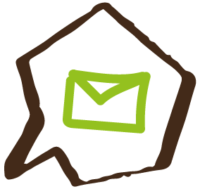 Gittedogs Icon mit einem Mail Umschlag